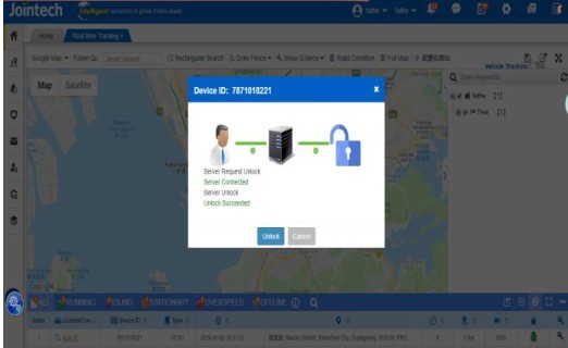 JT701T 4G GSM GPSの追跡者ロックのコールド チェーンの温度モニタリング装置 3